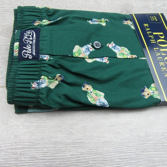 Polo Ralph Lauren Bear Boxer Briefs Men's Size Large Green NEW - Picture 7 of 10